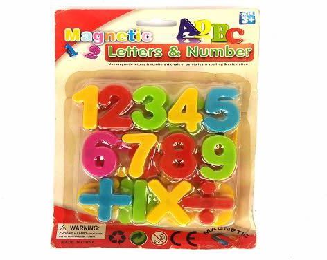 Magnetic Numbers With Symbols