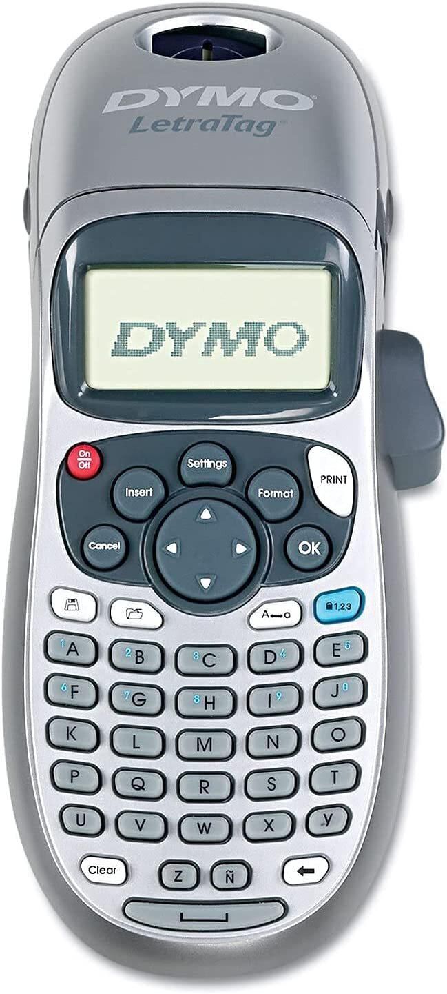 Dymo Label Maker, Letratag 100H Handheld Label Maker, Easy-To-Use, 13 Character LCD Screen, Great For Home &amp; Office Organization - 1