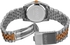 August Steiner Women's Diamond Black Dial Stainless Steel Band Watch - AS8046TTR