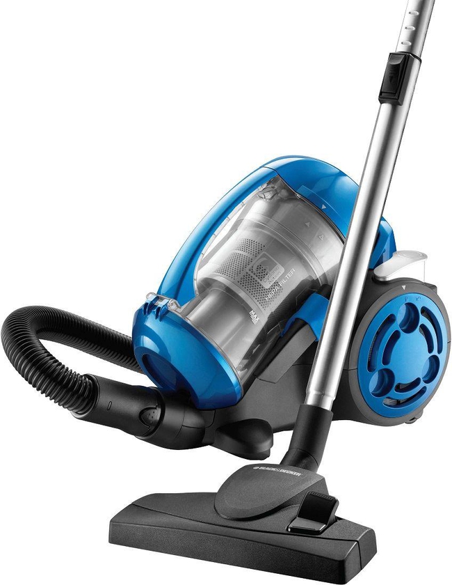 Black & Decker Cyclonic Vacuum Cleaner 2000 Watts, Blue [VM2825]