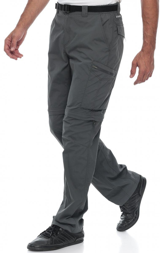 Columbia CLAM8004-02806 Silver Ridge Convertible Pants for Men - 34 US, Grill