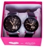 Fashion A Pair of Couples Wrist Watch Leather - FREE Gift Box