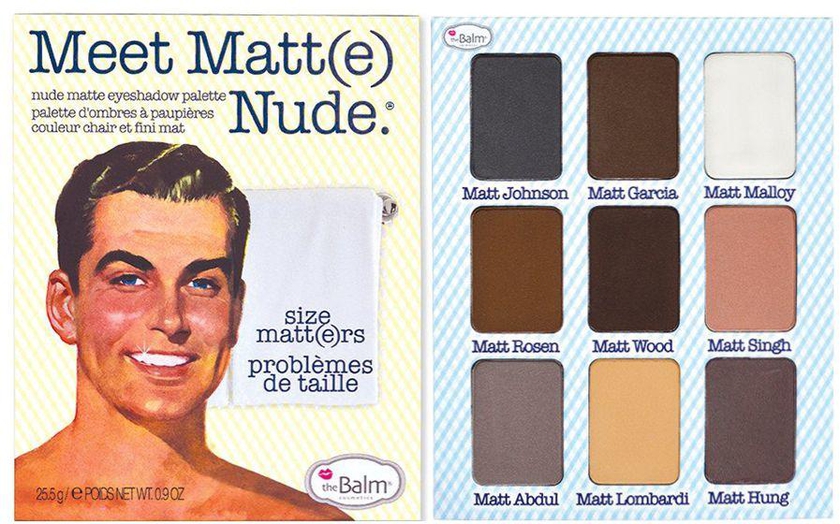 theBalm Meet Matt(e) Nude Eyeshadow Palette - Nude, 0.9 oz.