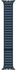 VPG حزام حلقة حلقة 100٪ جلد طبيعي 41 مم إغلاق القوة المغناطيسية لساعة Apple Ser 7- أزرق