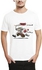 Ibrand H737 Unisex Printed T-Shirt - White, Large