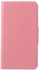 Oracle Texture Stand Leather Phone Case & Screen Guard for Samsung Galaxy S5 G900 with Card Slot [Pink]