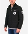 Town Team Puffy Zipped Jacket - Black