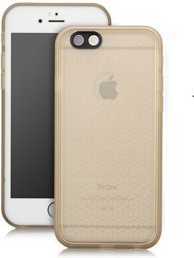 iPhone 5/5s/SE Case Back and Front, Nanotek Soft Silicon, Waterproof Case, TPU Touch - T Gold