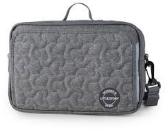 Little Story Baby Diaper Changing Clutch Kit - Quilted Grey