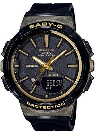 Casio Baby-G Women's Grey Dial Resin Band Watch - Bgs-100Gs-1A, Analog-Digital Display