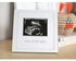 Pearhead Love at First Sight Sonogram Picture Frame, Pregnancy Keepsake Photo Frame, Gender-Neutral Baby Nursery Décor, Mother’s Day Accessory, White