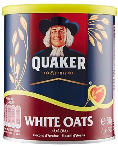 Quaker White Oatmeal Cereal -500g X 2 Tins