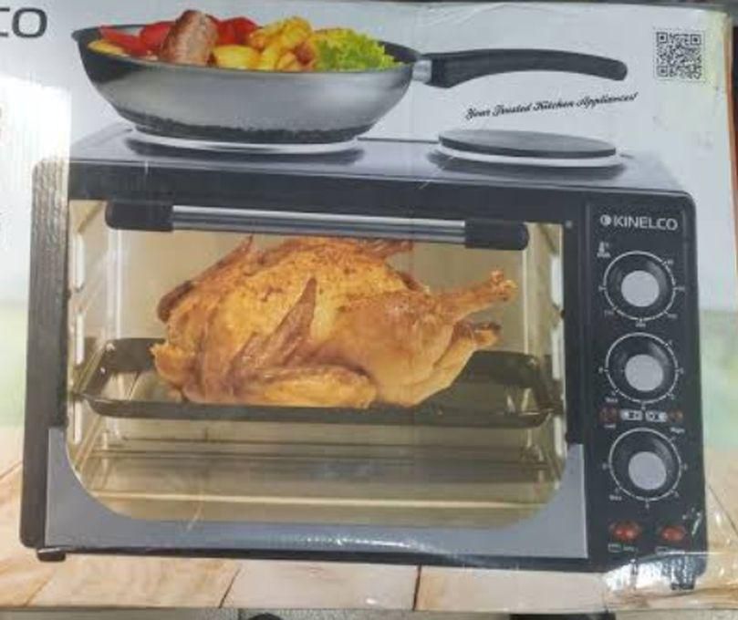 32 L Electric Oven -Grill With 2 Hotplates