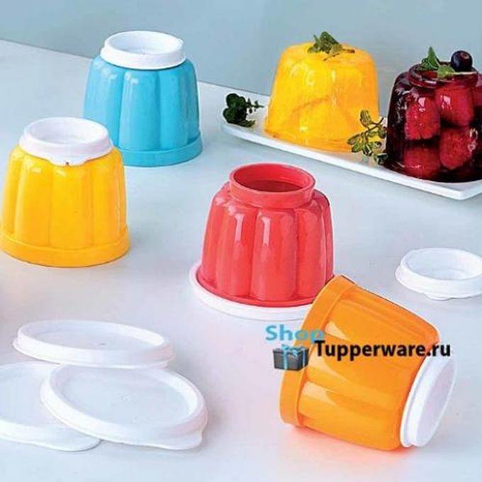 Tupperware Jelly Model Set 4 Pec