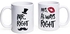 Cashmeera Printd Mug - couples set of 2 Mugs -Ceramic Coffee Cup