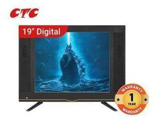 CTC 19' INCHES LED DIGITAL TV USB AND HDMI PORT
