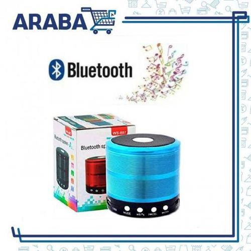 Mini Bluetooth Speaker WS-887 -Blue
