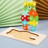 3D Wooden Puzzle Jigsaw Baby Toys Cartoon Animal/Traffic Numbers Wood Puzzles Educational Toys Gifts for Children Boys and Girls