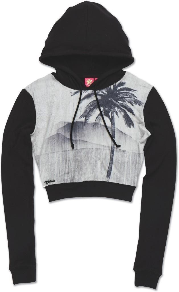 Dakine Kirra Crop Hoodie Jackets for Women - Medium, Island Fever