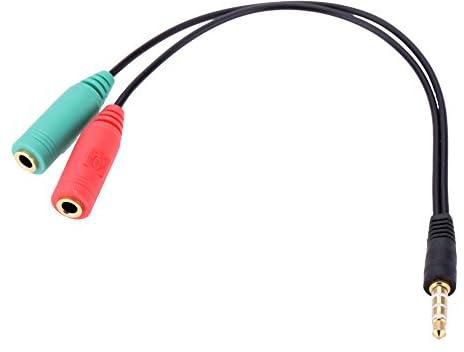 Portable Segment 4 Male to 3 Female Dual Audio Cable (3.5mm)