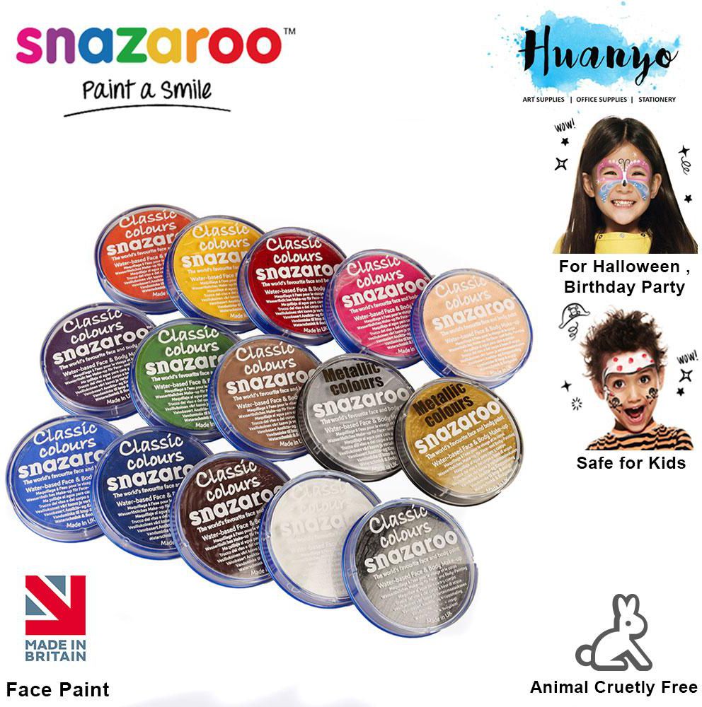 Snazaroo Non Toxic Face & Body Paint Classic Colour 18ML
