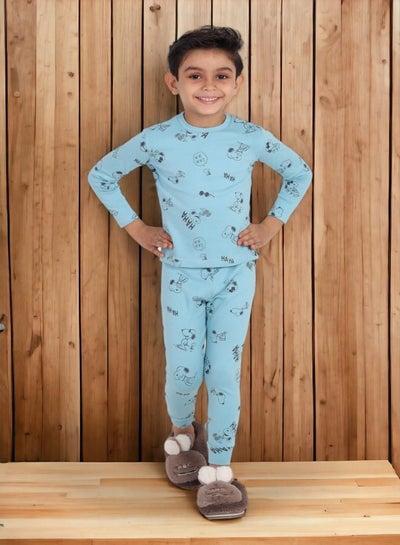 Toddler Sleepsuit, Age 2, Made from Lycra, 2024 Designs, High-Quality Fabric, Super Soft Materials, Playful Printed Patterns in Vibrant Colors, Offering Comfort and Style