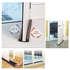 2 PCS Twin Door Draft Dodger Guard Stopper Energy Save Window Protector Doorstop