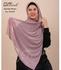 Farah Elevate Your Modesty And Style With Comfort Line Kuwaiti Damas Scarf Hijab - 180 X 70 Cm - Solid Colors - Light Mauve