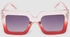 Women's Sunglass With Durable Frame Lens Color Grey Frame Color Multicolour