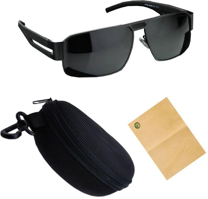 Sunglasses Classic From Runbird, lenses Black & Frame Silver