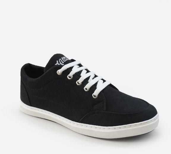 Hilltop Lace Up Sneakers - Black