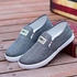 Fashion Men's Slip On Canvas Flats Loafers Sneakers-grayDescription: Men's Slip On Canvas Loafers Driving Moccasin Shoes Casual Flats Cloth Sneakers  Item Specifics: Shoe Type:Men'