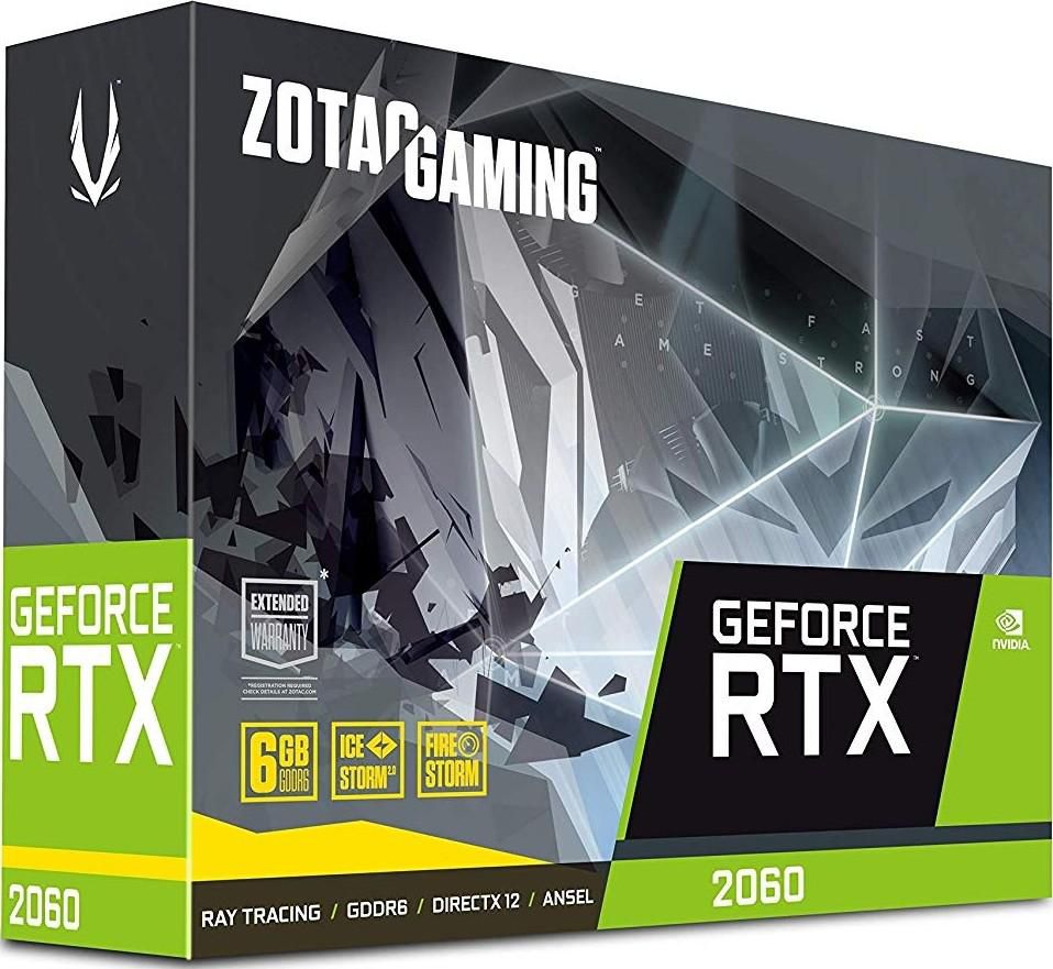 ZOTAC Gaming GeForce RTX 2060 6GB GDDR6 192-bit Gaming Graphics Card, Super Compact | ZT-T20600H-10M