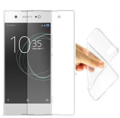 Generic Back Cover For Sony Xperia XA1 Ultra - Clear + Glass Screen Protector