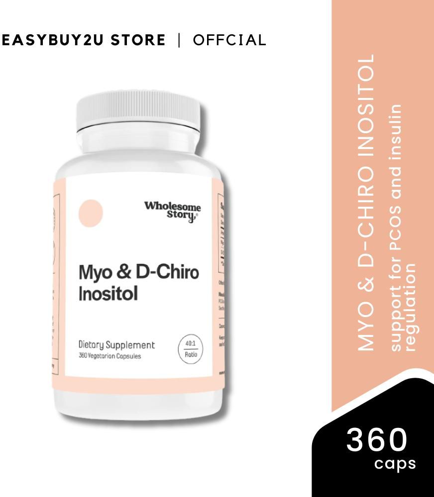 Myo-Inositol & D-Chiro Inositol for Women 360caps by Wholesome Story