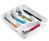 Plastic Forte Cutlery Tray, White