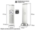 Panasonic KX-TGK210 Digital Cordless Telephone - White