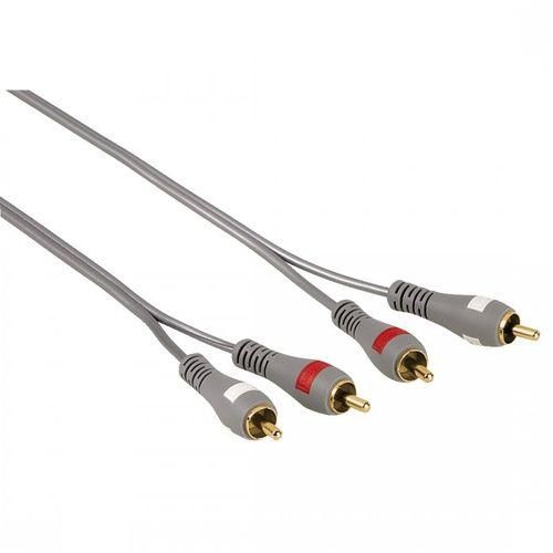 Hama 00078702 Connecting Cable 2 Rca Plugs - 2 Rca Sockets - 3 M