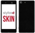 Stylizedd Vinyl Skin Decal Body Wrap for Sony Xperia M5 Dual - Fine Grain Leather Black