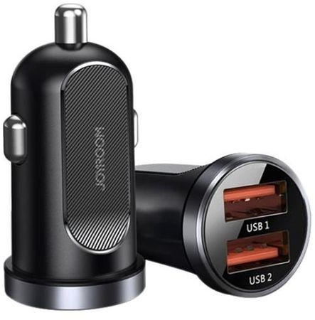 JOYROOM C-A09 Mini Dual-port QC3.0 Smart Fast Charge 2x USB 30W Quick Charge, SCP, PD, AFC Black