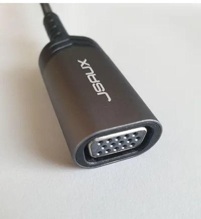 JSAUX USB C To VGA Adapter GREY