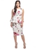 BOHOO PZZ95017 Peplum Dress for Women, Multi Color - Plus Size