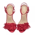 TRUFFLE Red Heel Sandal For Women