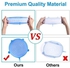 Silicone stretcher cover, Seal the silicone cover, Stretch lid stretch plastic cover with 6 pieces cover