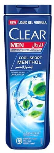 Clear Men's Anti-Dandruff Shampoo Cool Sport Menthol, 400ml