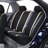 FH Group Car Seat Covers Full Set Cloth - Universal Fit Automotive Seat Covers, Low Back Front Seat Covers, Solid Back Seat Cover, Washable Car Seat Cover for SUV, Sedan and Van Yellow