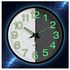 Modern 12 Inch(30cm) Circular Night Glow Luminous Wall Clock