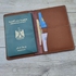 Dr.key PASSPORT COVER - Full Grain Leather Travel Wallet - Passport Case