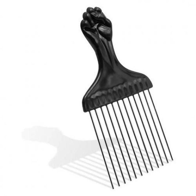 Fashion Metal Afro Comb Afro Pick Tool - Wide Toothed Comb