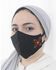 Ebda3 Men Masr Embroidered Face Mask - Black